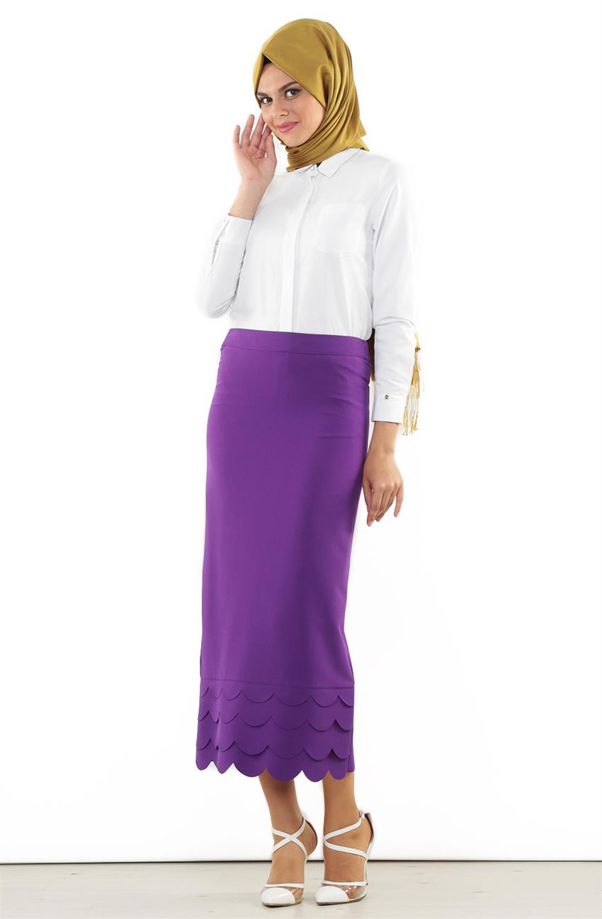Skirt-Purple 3572-45