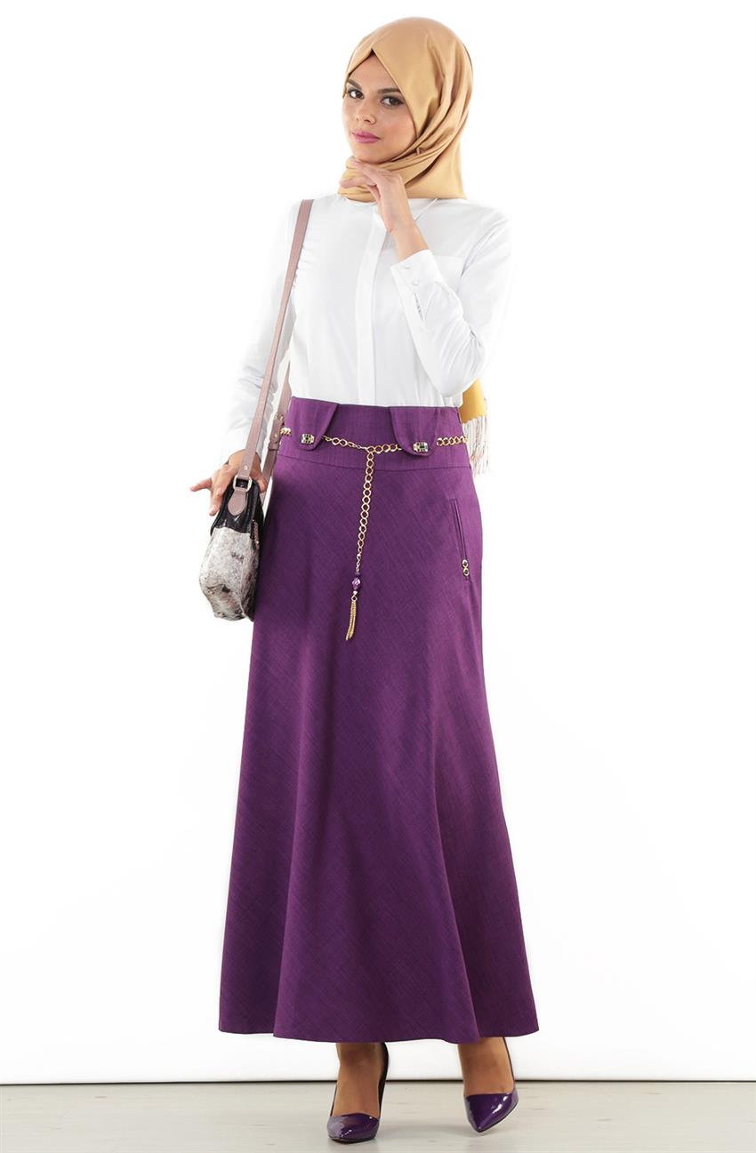 Skirt-Purple 3581-45
