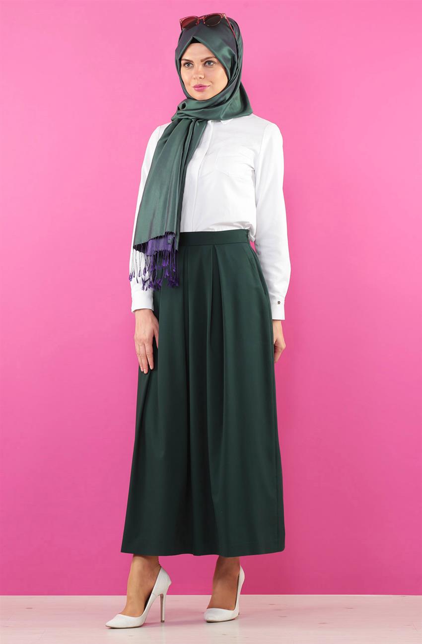 Doque Skirt-Emerald Greeni DO-A4-52007-84
