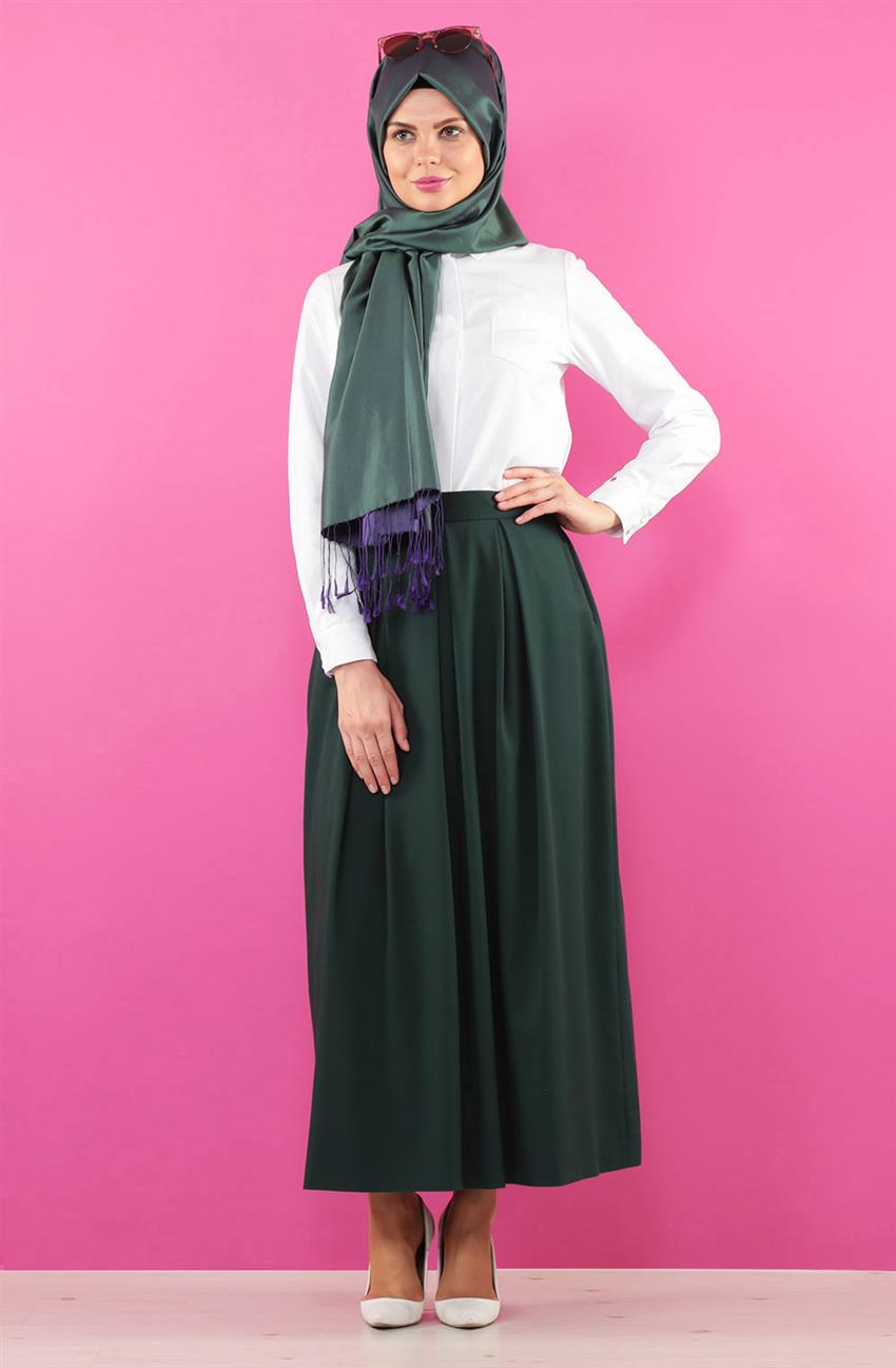 Doque Skirt-Emerald Greeni DO-A4-52007-84