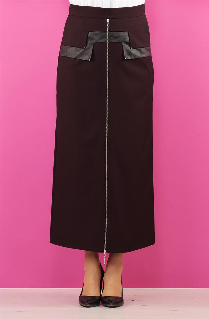 Doque Skirt-Claret Red DO-A4-52017-26