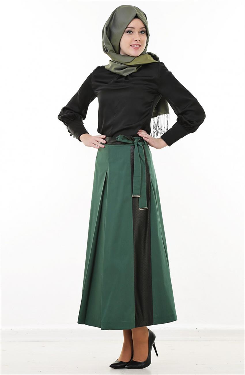 Skirt-Emerald KA-A4-12003-84