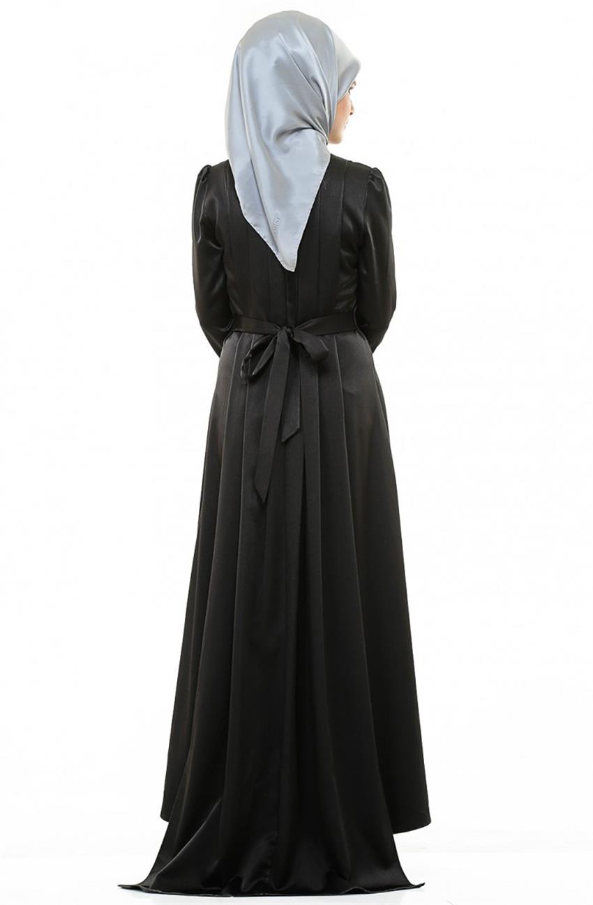 Evening Dress Dress-Black 4545-001-01