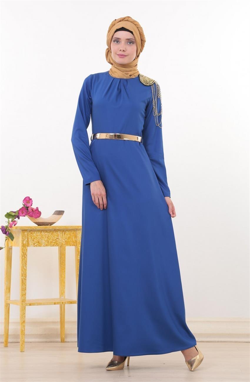 فستان سهرة فستان-أزرق غامق ar-4454-009-47