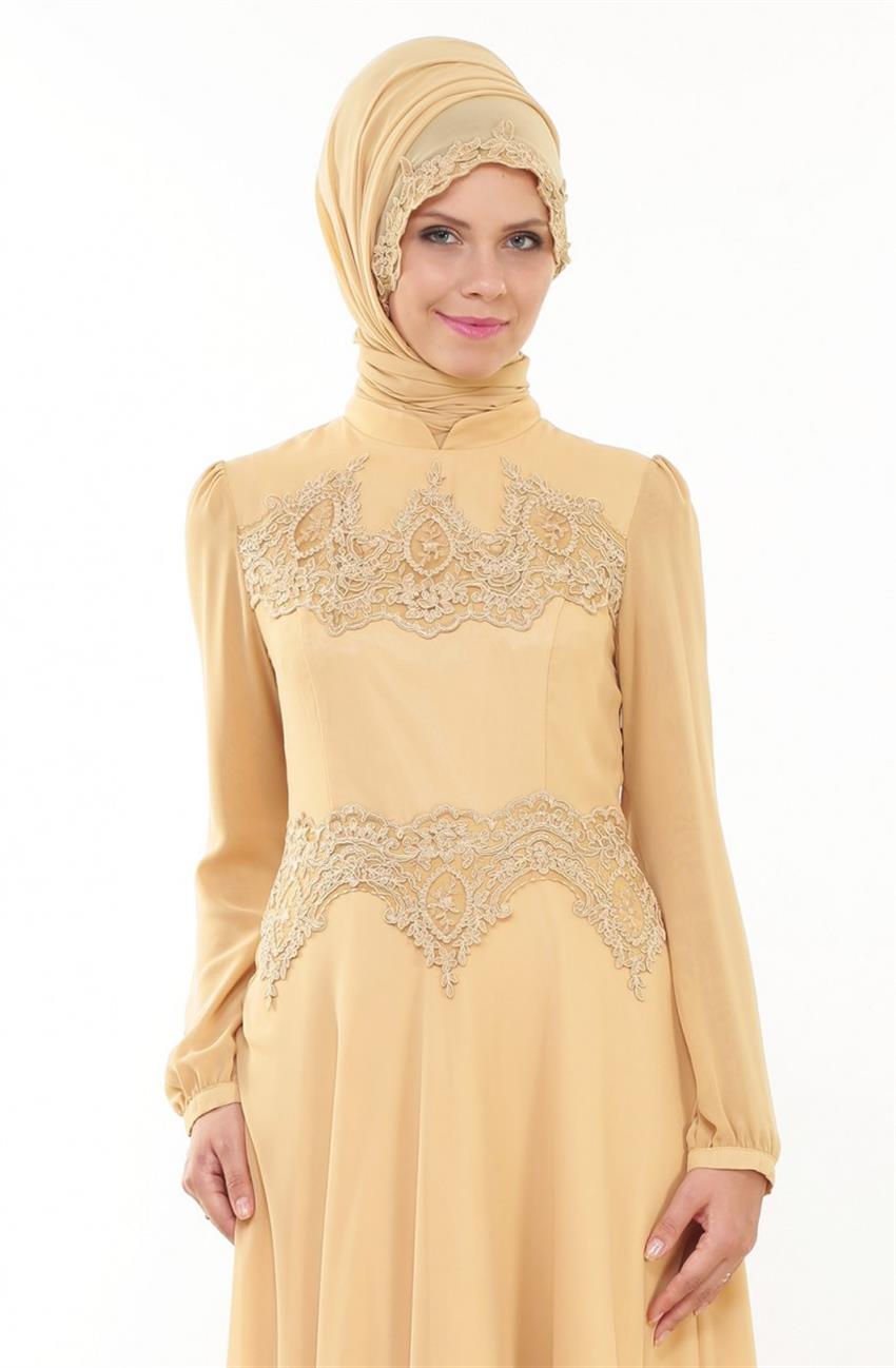 Evening Dress Dress-Gold 4547-208-93