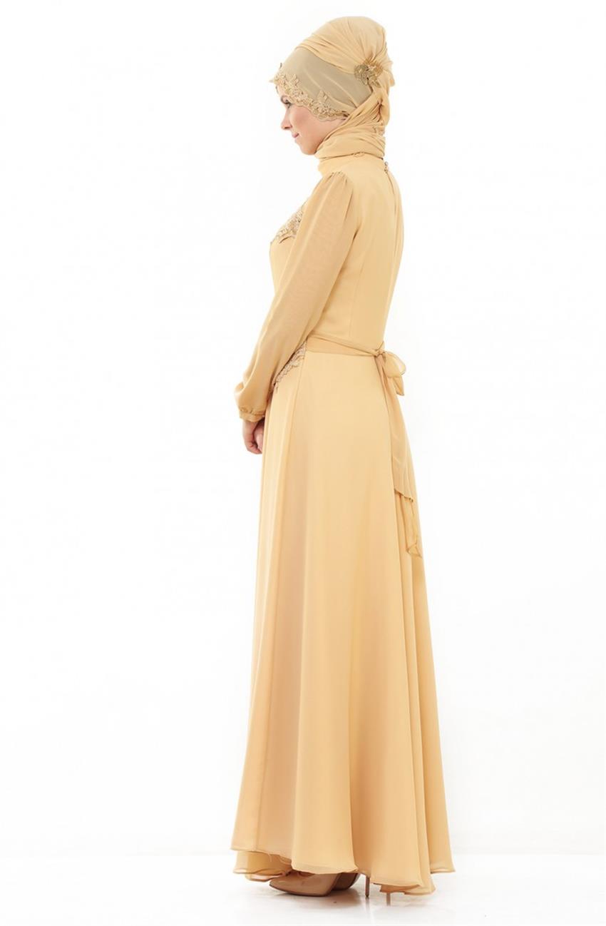 Evening Dress Dress-Gold 4547-208-93