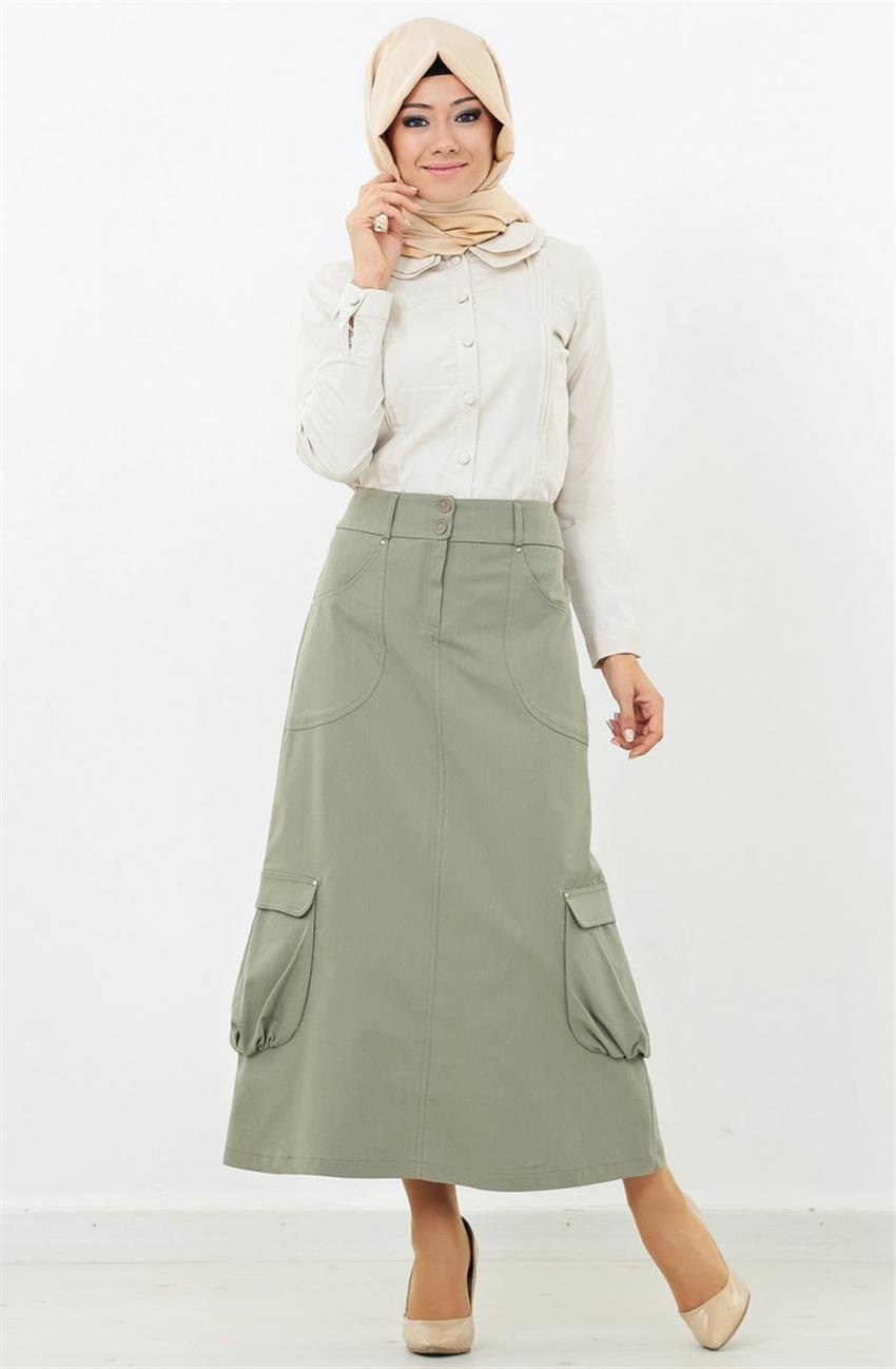Skirt-Khaki 704-045-27