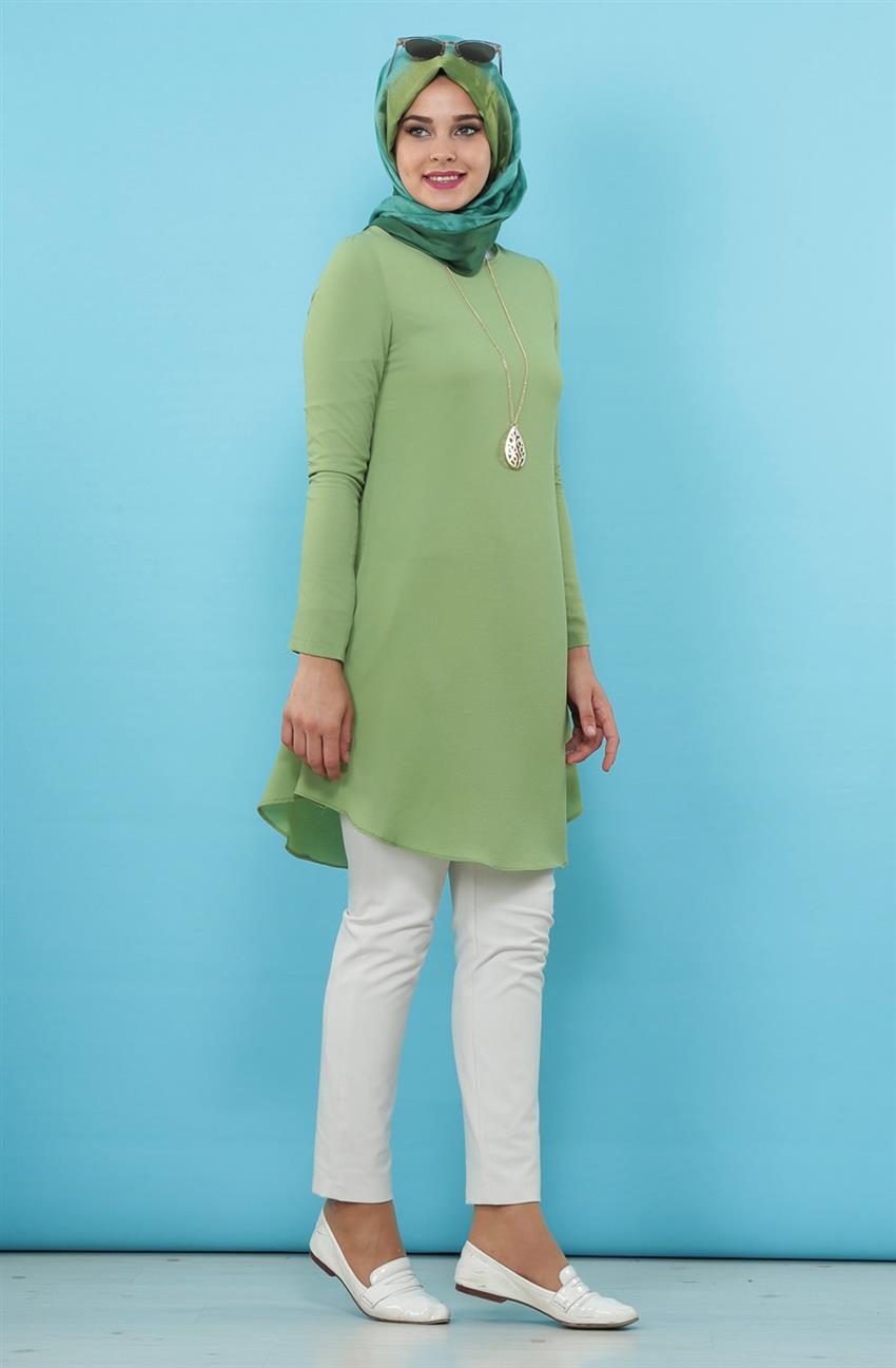 Butik Melina Tunic-Fıstık Greeni 1001-23