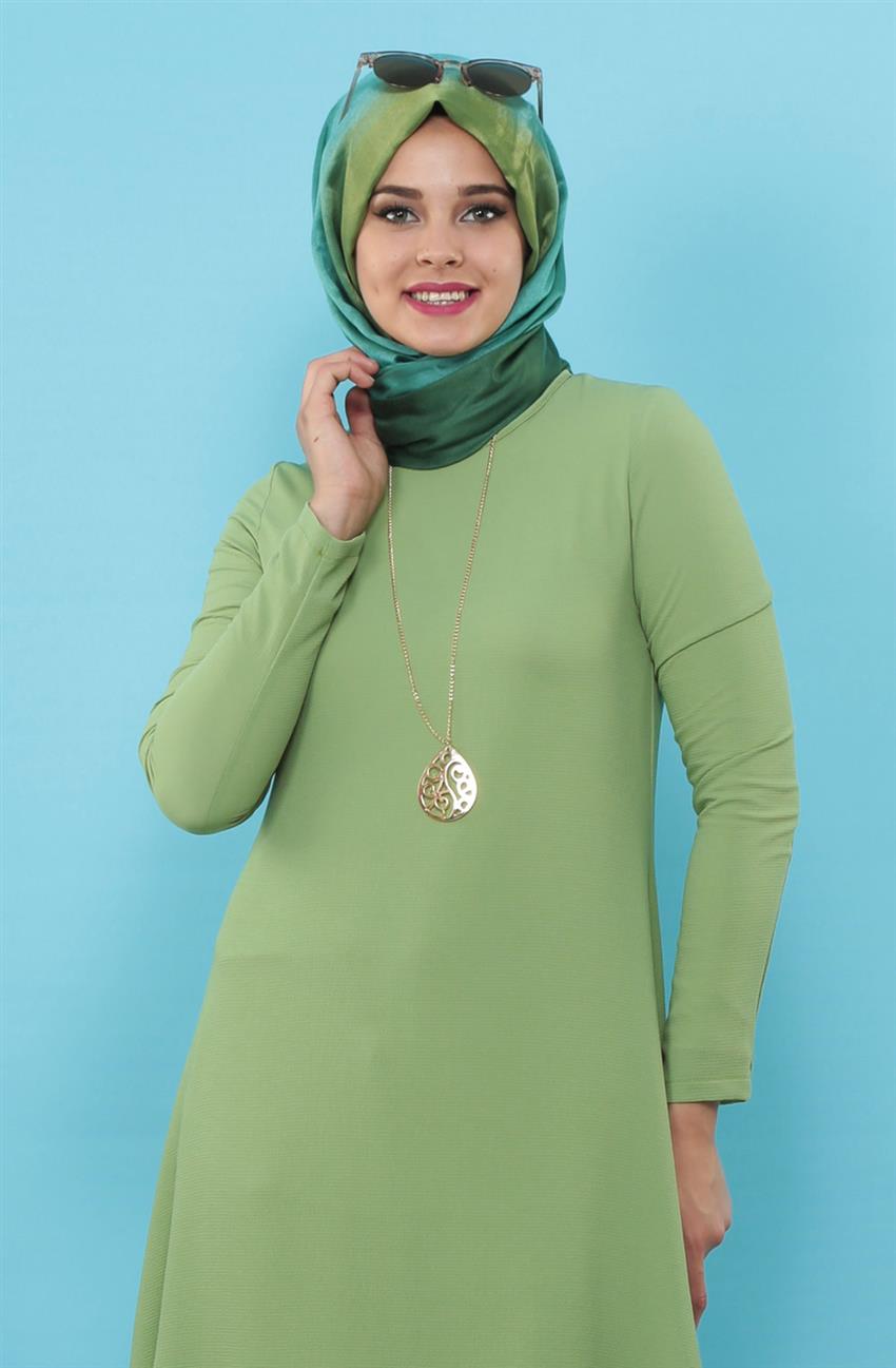 Butik Melina Tunic-Fıstık Greeni 1001-23