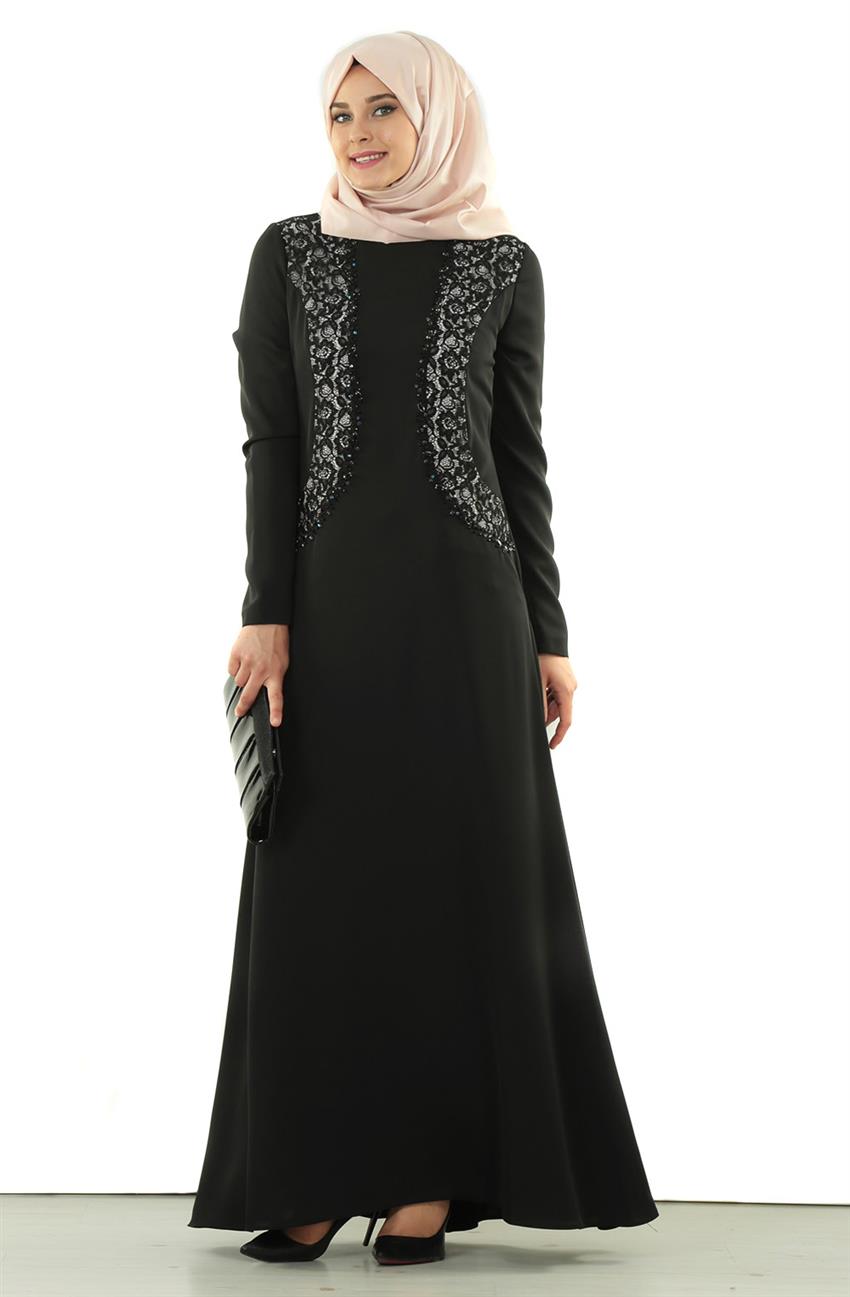 فستان سهرة فستان-أسود DO-A4-64006-12