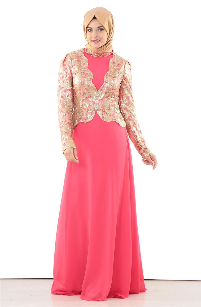 Evening Dress Dress-Pomegranate Flower 5205-40