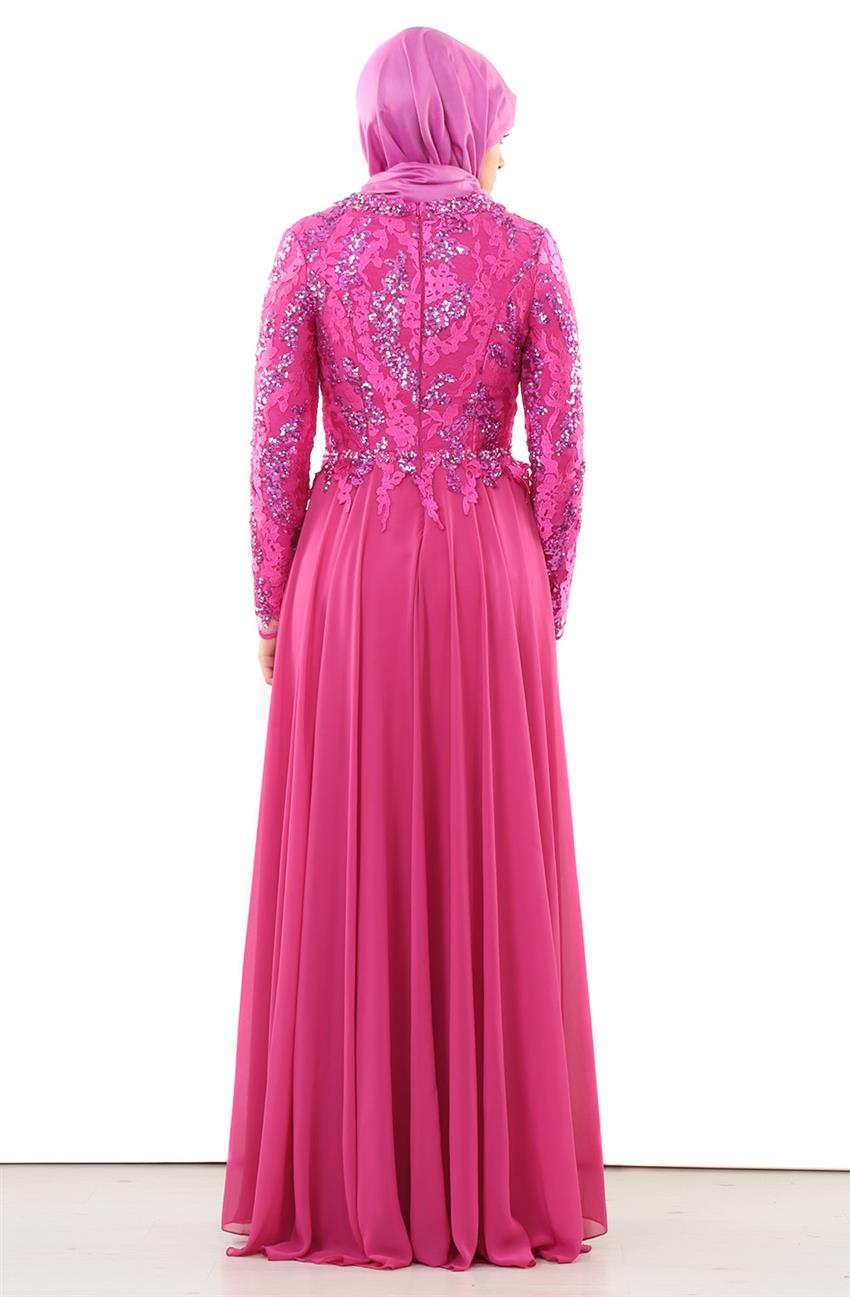 فستان سهرة فستان-فوشي ar-5219-43