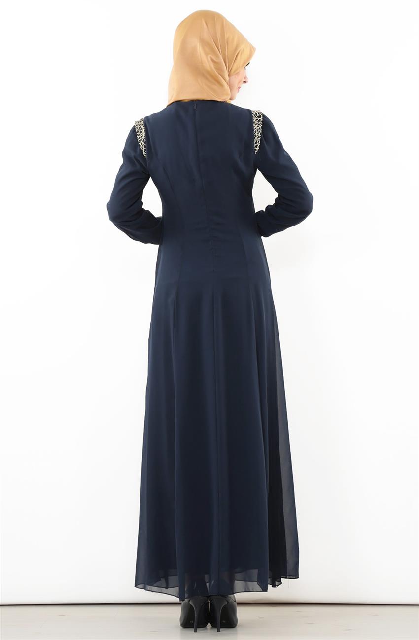 Evening Dress Dress-Navy Blue 540551-17