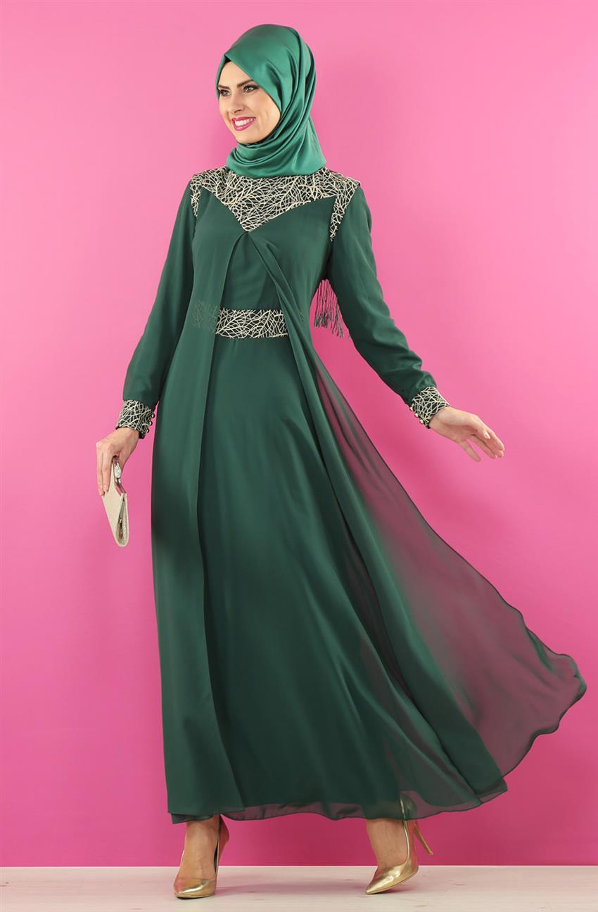 Evening Dress Dress-Emerald 540551-62