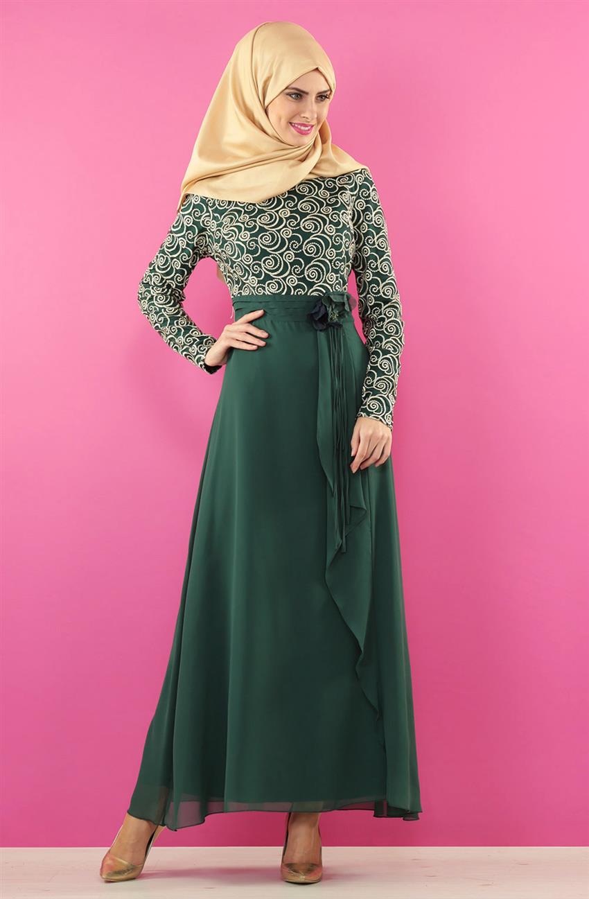Evening Dress Dress-Green 545601-21