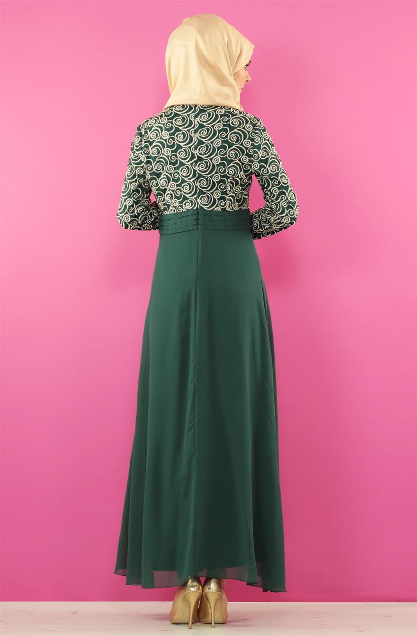 Evening Dress Dress-Green 545601-21