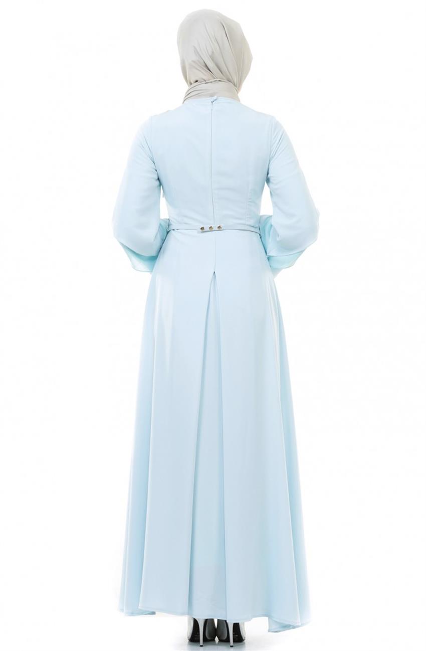 Doque Evening Dress Dress-Açik Blue DO-A4-64023-42