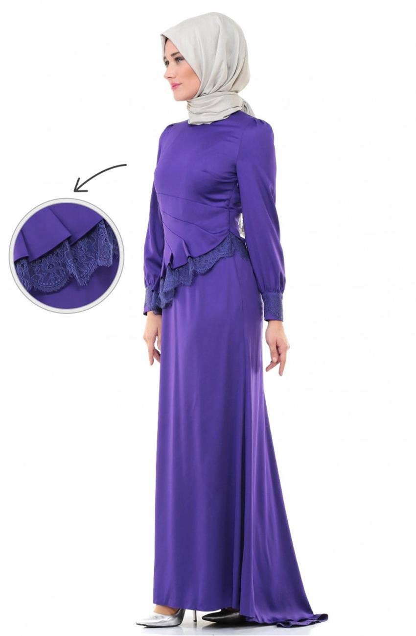 فستان سهرة فستان-أرجواني DO-A4-64002-24