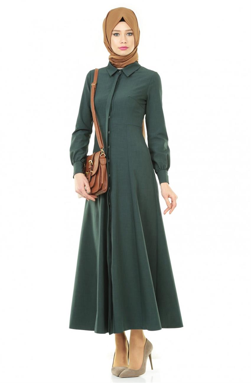 Zümrüt Elbise Yeşili DO-A5-63022-84
