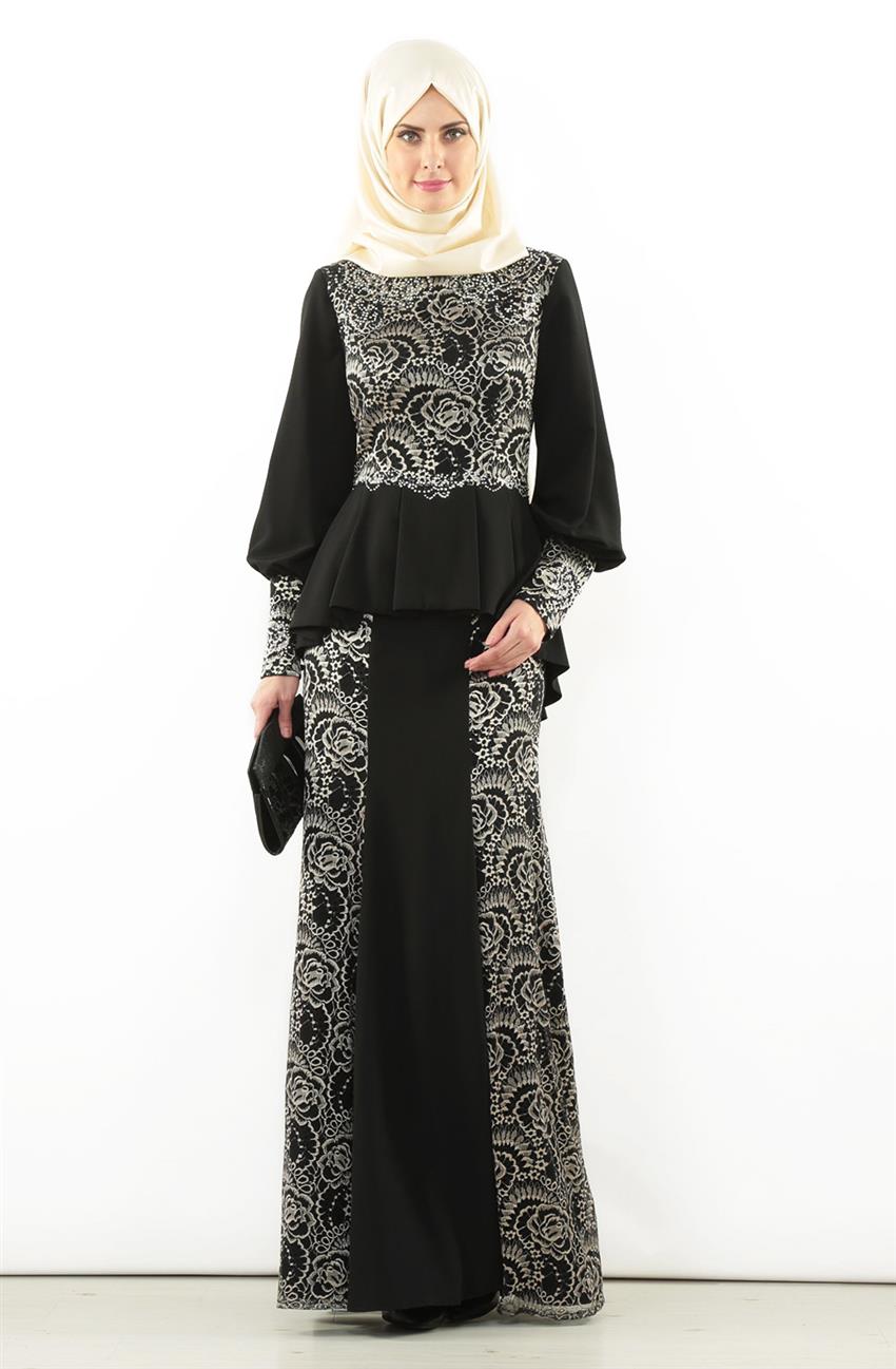 فستان سهرة فستان-أسود ar-5601-01