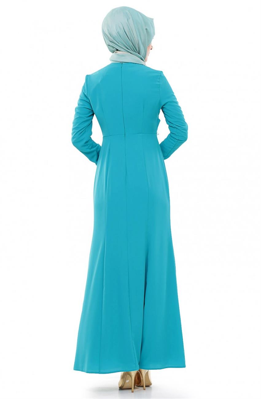 Dress-Turquoise 443-19