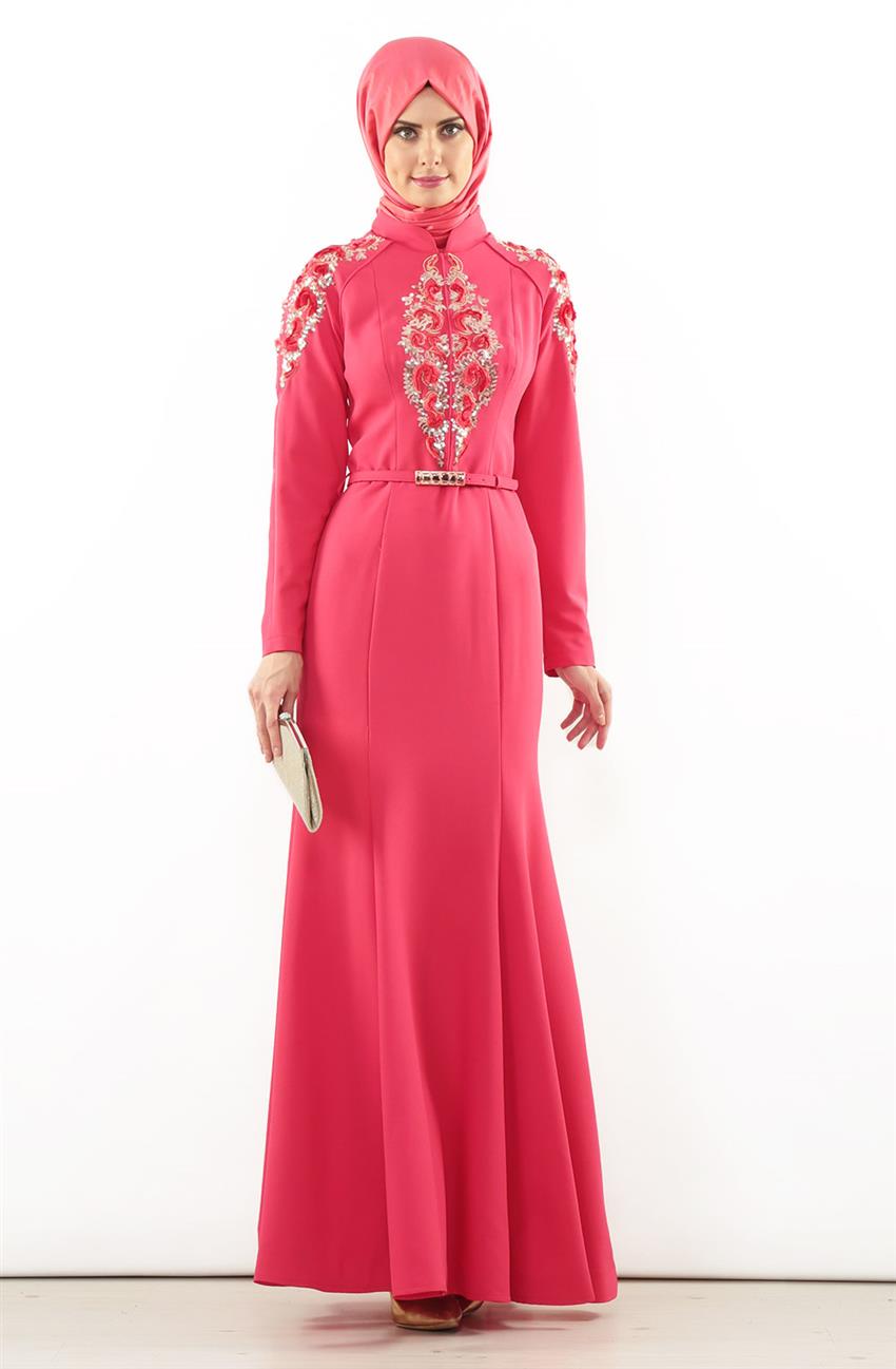 Evening Dress Dress-Pomegranate Flower 5709-40