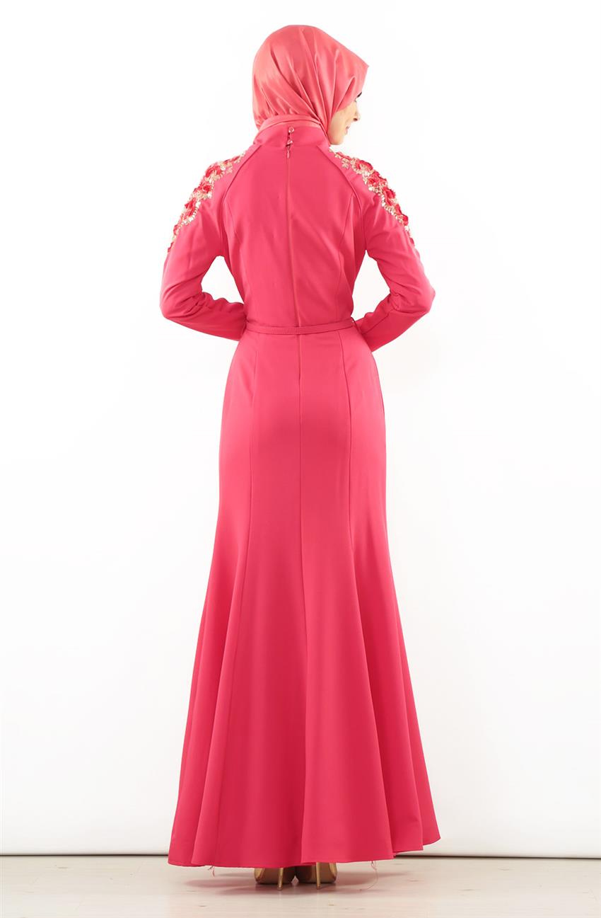 Evening Dress Dress-Pomegranate Flower 5709-40