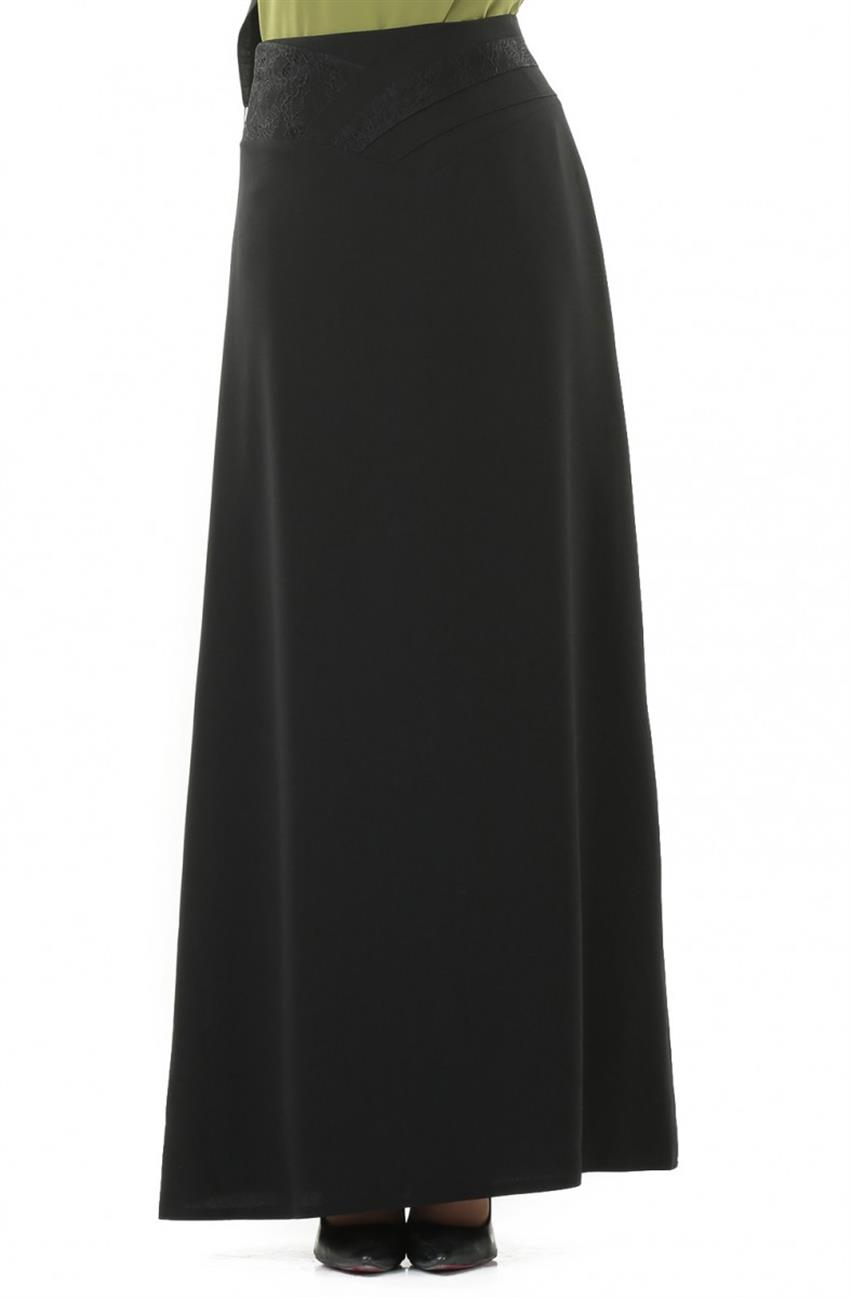 Skirt-Black 6458-001-01