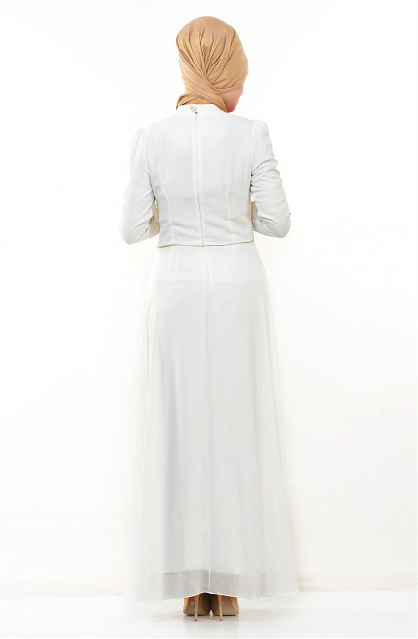فستان سهرة فستان-أبيض ar-4623-014-52