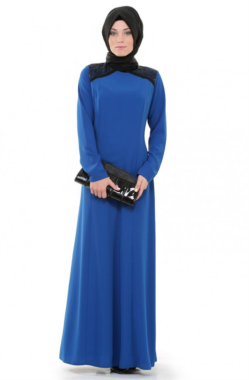 فستان سهرة فستان-أزرق غامق ar-4618-009-47