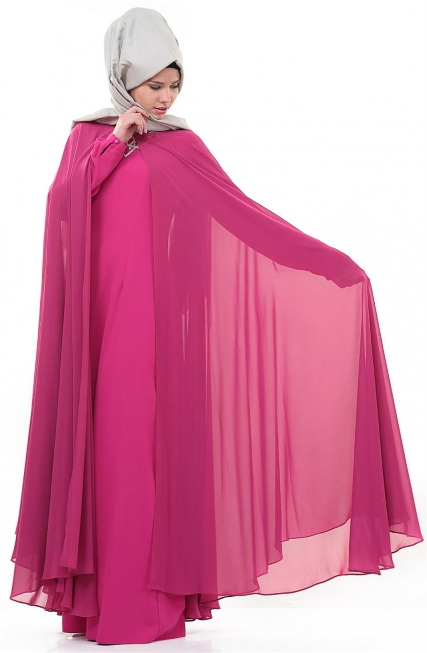 Evening Dress Dress-Fuchsia 4562-008-43
