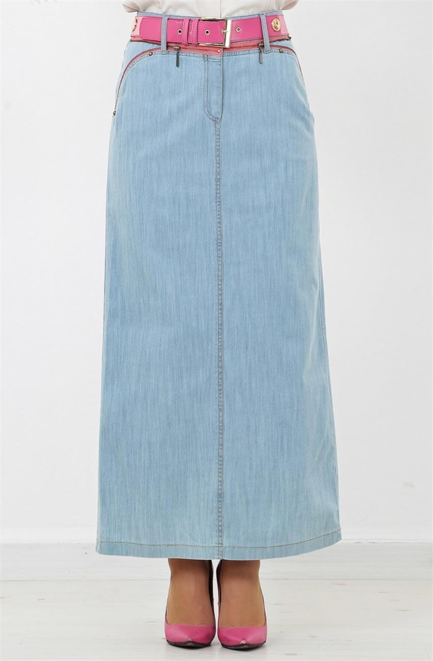 Skirt-Açik Blue 6396-061-15