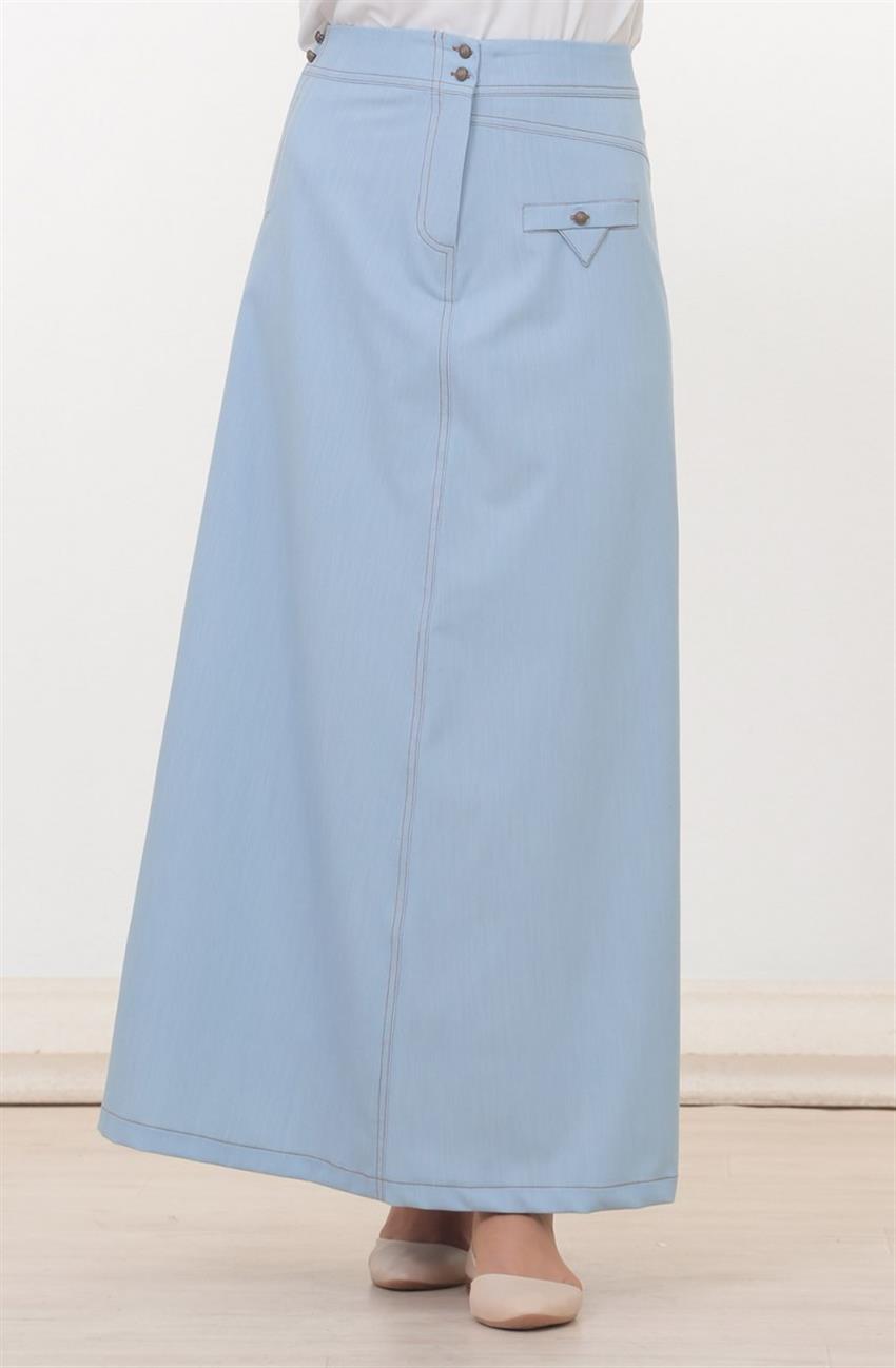 Skirt-Açik Blue 6381-061-15