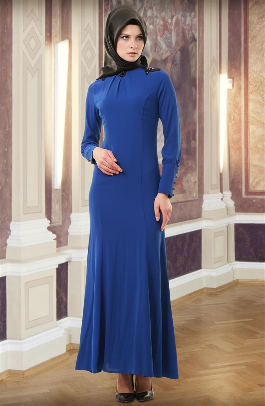 فستان سهرة فستان-أزرق غامق ar-4368-009-47