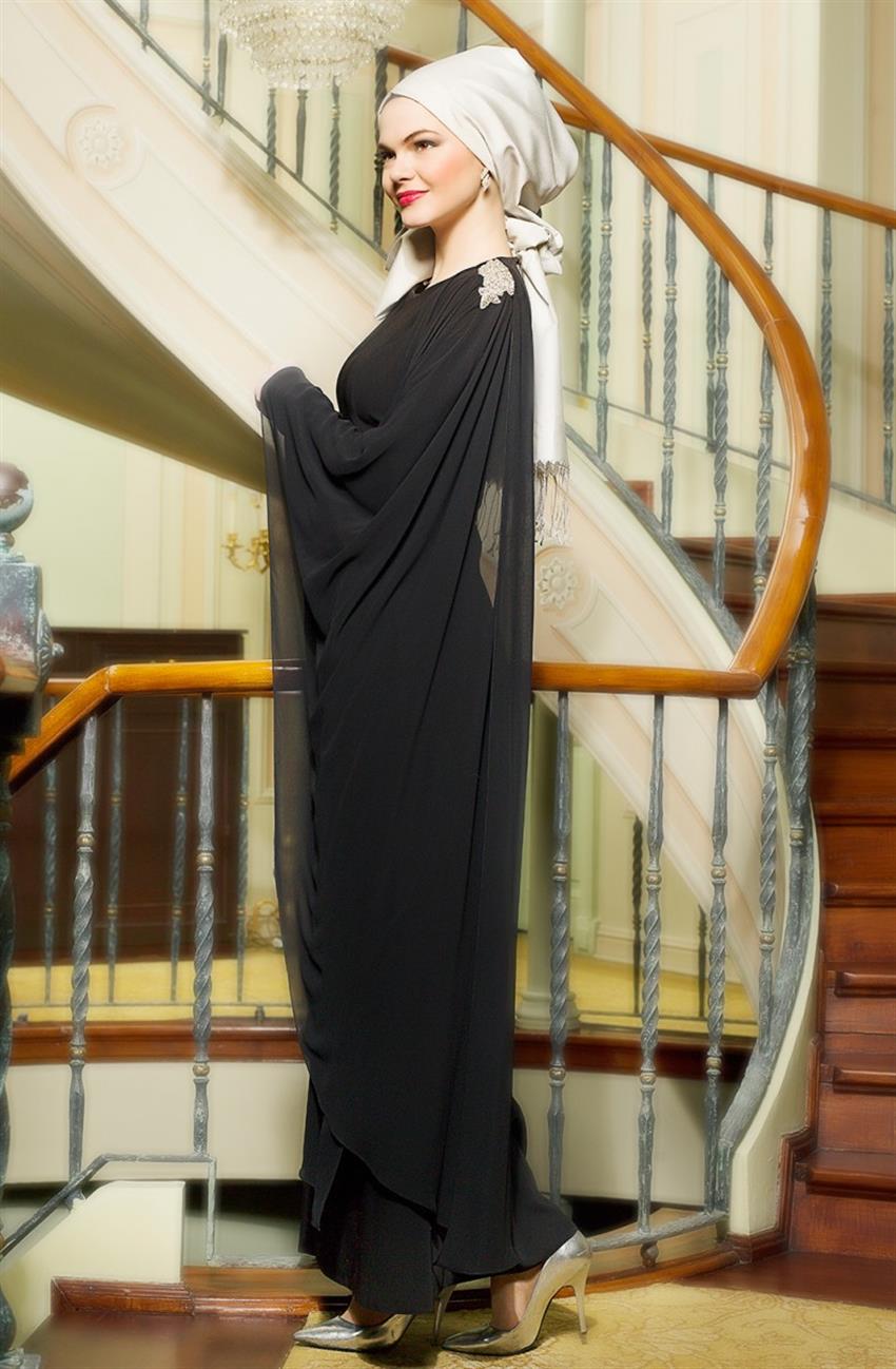 Evening Dress Dress-Black 4560-001-01