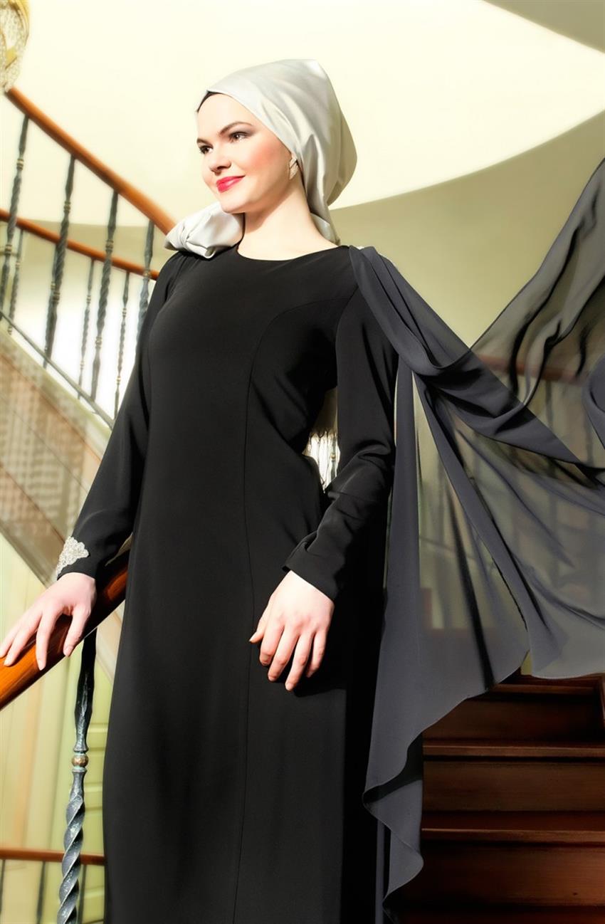 Evening Dress Dress-Black 4560-001-01