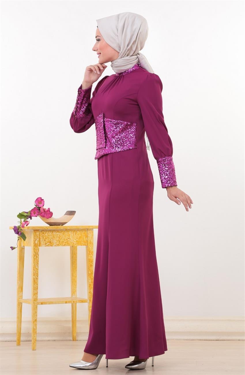 فستان سهرة فستان-فوشي ar-4357-008-43