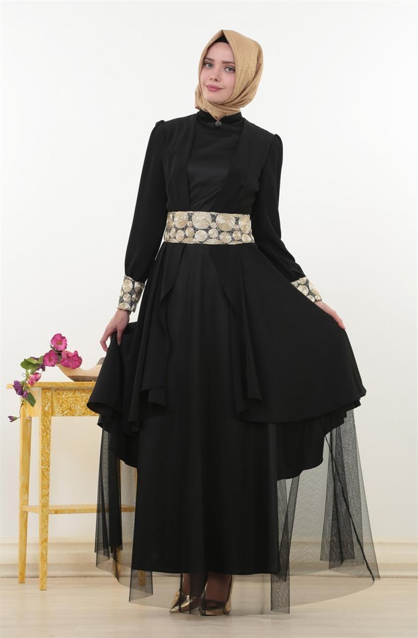 Evening Dress Dress-Black 4358-001-01
