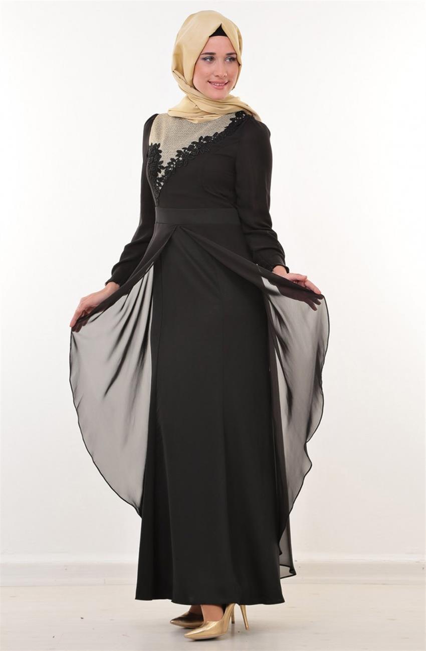 فستان سهرة فستان-أسود ar-4471-001-01
