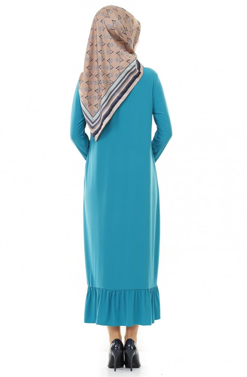 Dress-Turquoise 3951-19