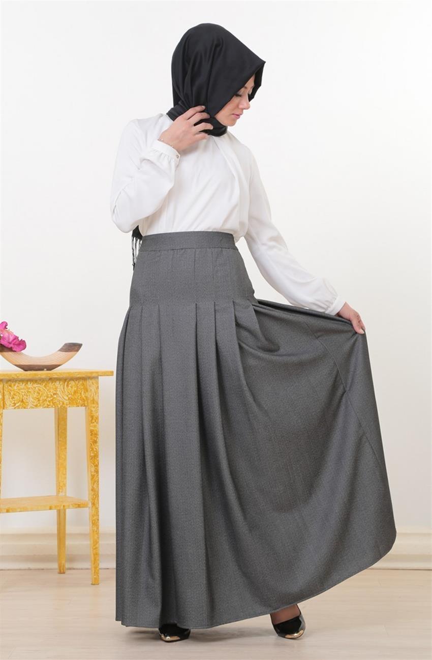 Skirt-Gray DB1008-04