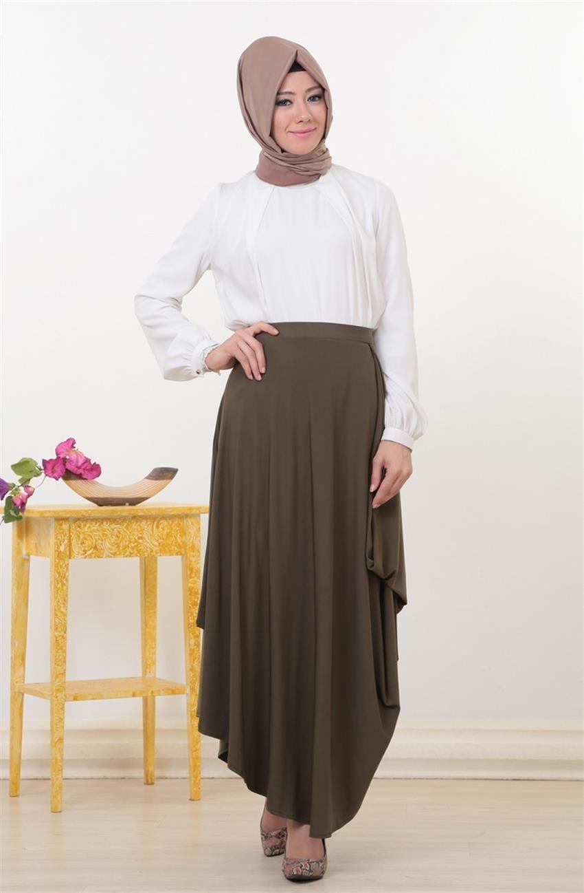 Skirt-Khaki DB1020-27