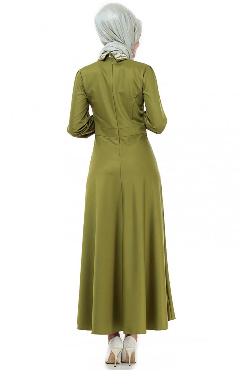 Dress-Fıstık Greeni 7064-23