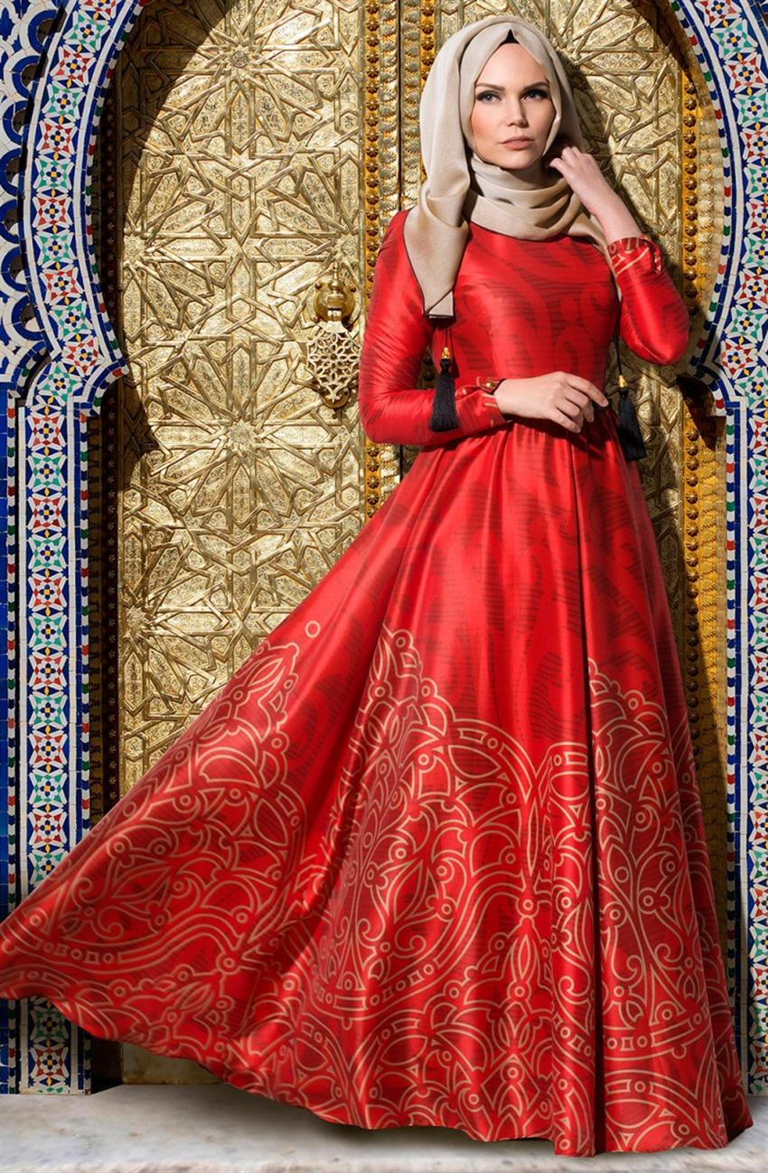 Yolu Dress-Red