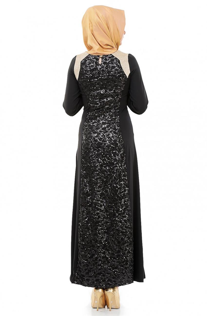 فستان سهرة فستان-أسود ar-8613-01