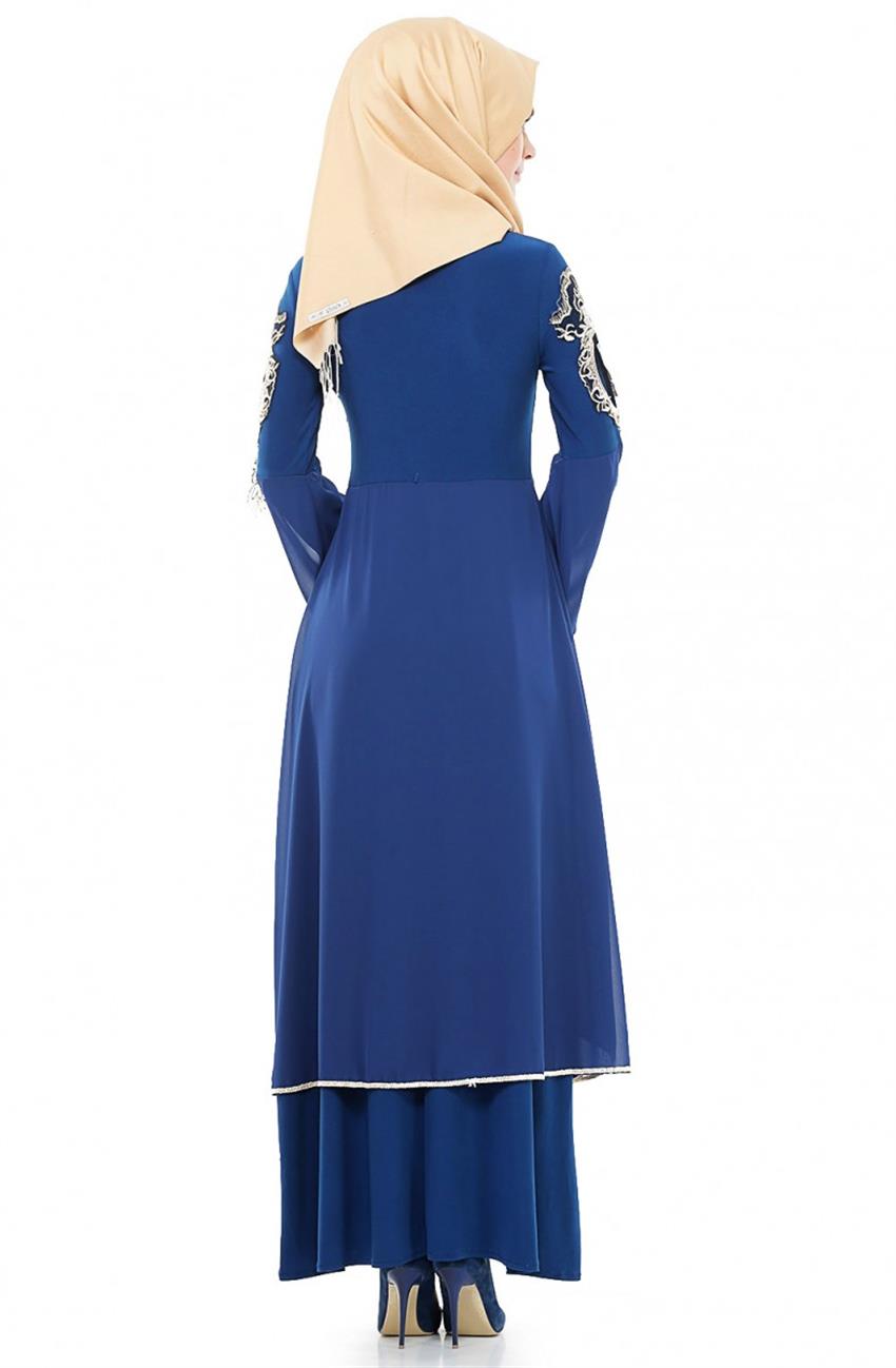 فستان-أزرق غامق ar-8392-47