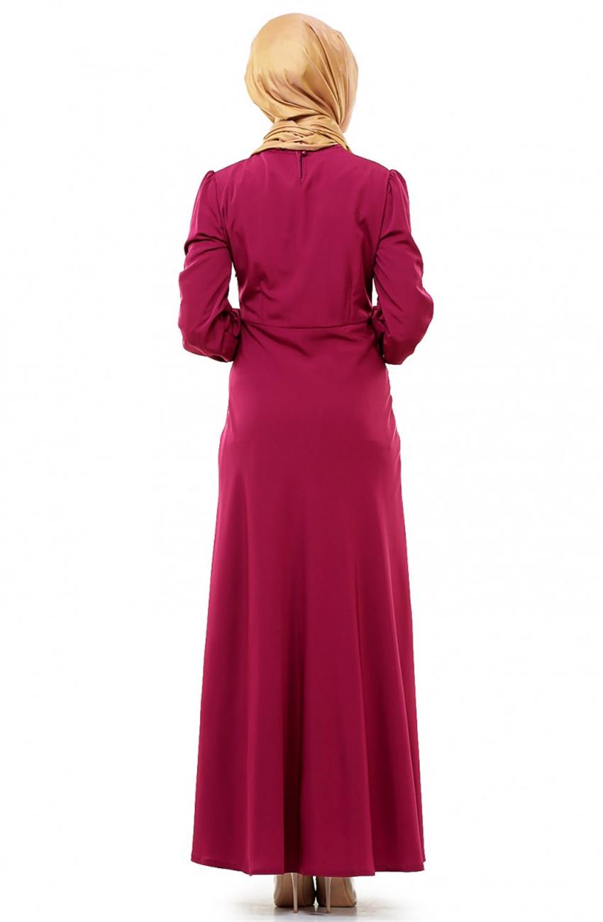 فستان سهرة فستان-فوشي ar-8227-43