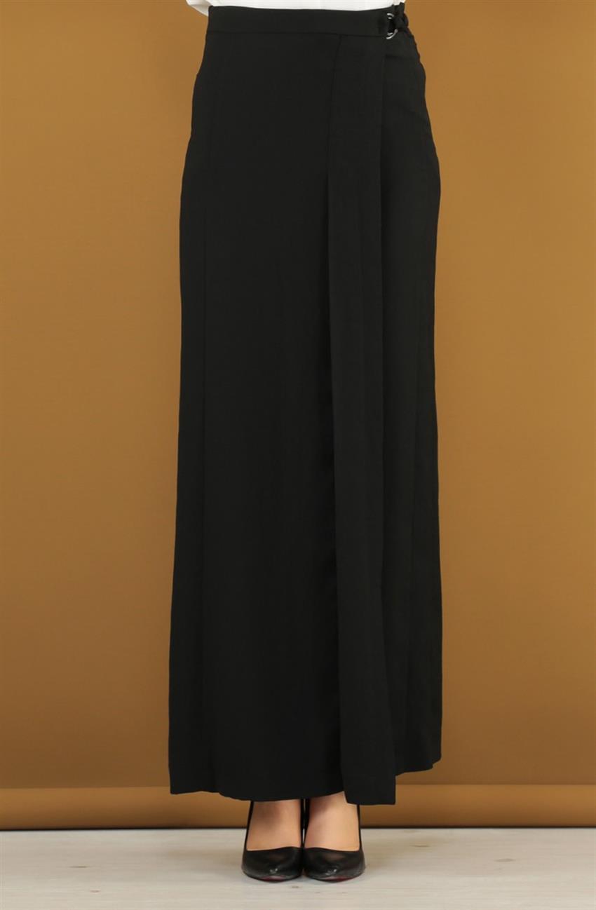 Pants Skirt-Black F7379-09