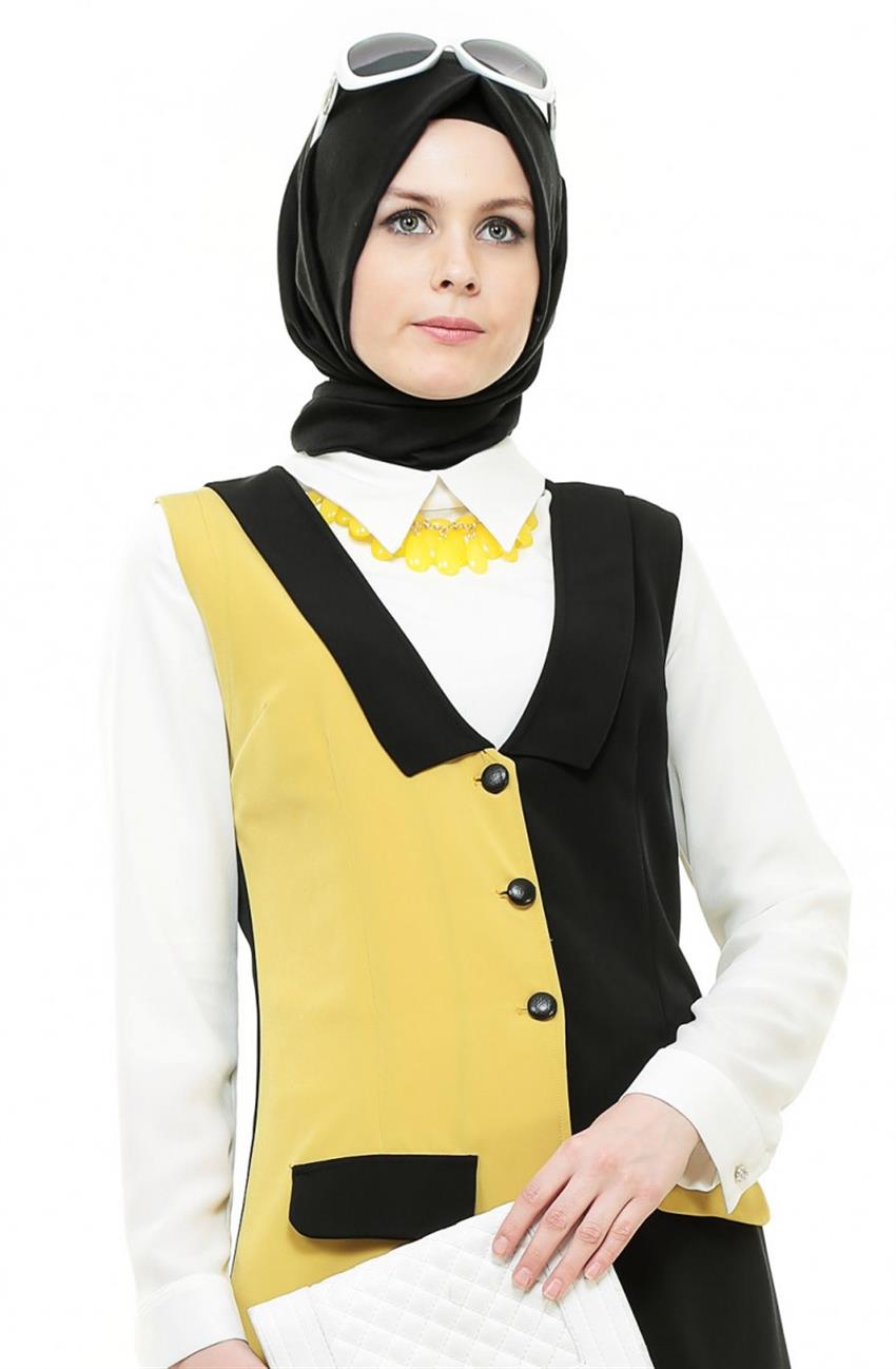 Vest-Yellow Black BS1010-2901