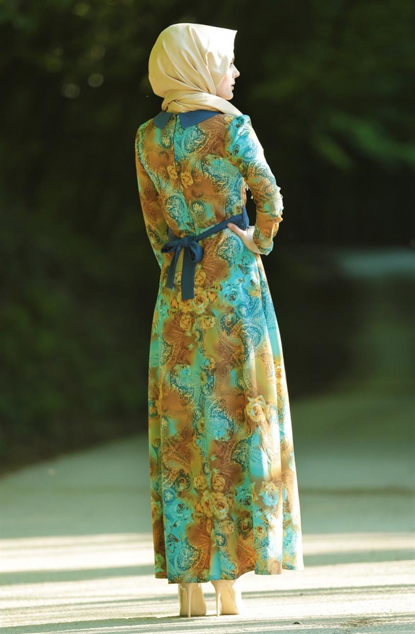 Dress-Turquoise BS1001-19